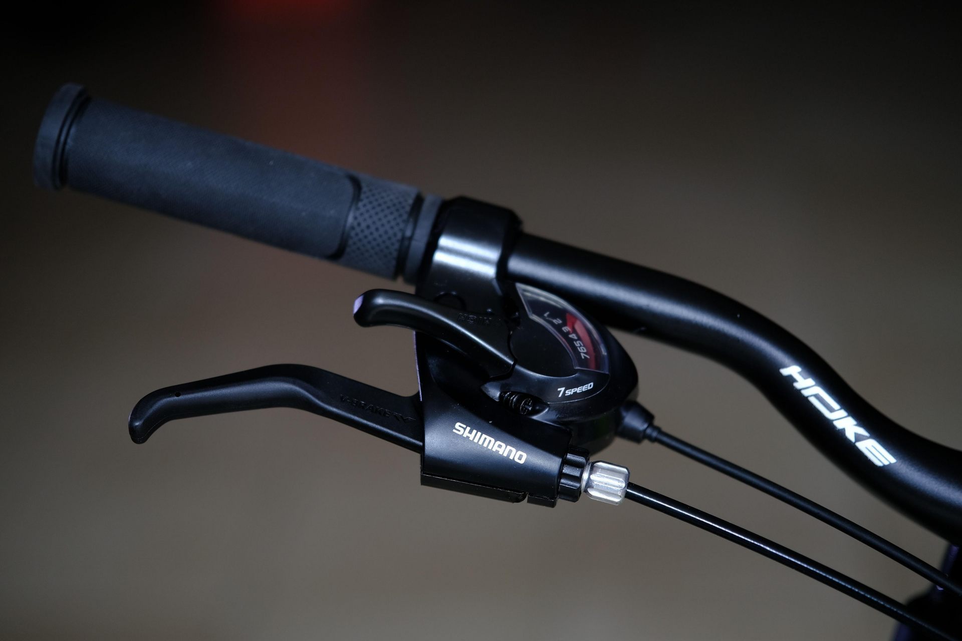 Манетка Shimano ST-EF-41 HOKE Shock 27,5 MD матовый чёрный-зелёный 15